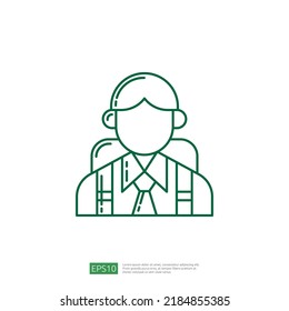 Student Icon. Education Line Icon