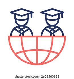 Student Icon Element for Design