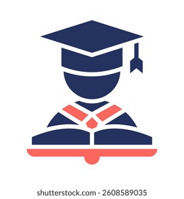 Student Icon Element for Design