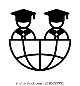 Student Icon Element for Design