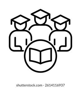 Student Icon Element for Design