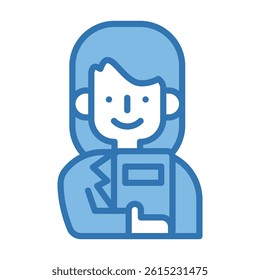 Student Icon Element For Design