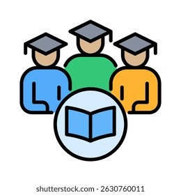 Elemento de icono de estudiante para el diseño