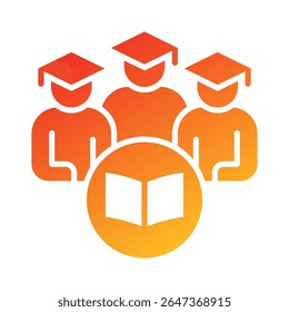 Student Icon Element for Design