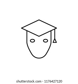 student icon. Element of education for mobile concept and web apps icon. Thin line icon for website design and development, app development. Premium icon