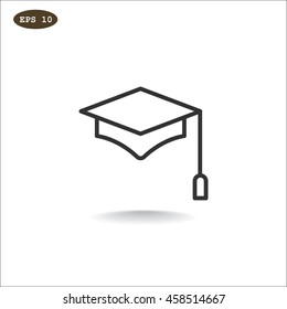student icon flat.