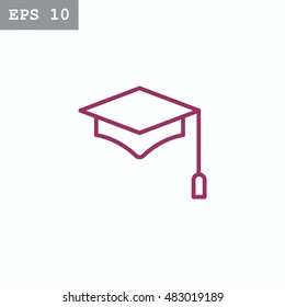 student icon flat.