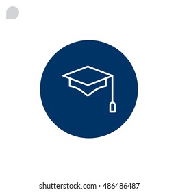 student icon flat.