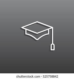 student icon flat.