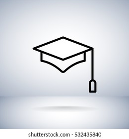 student icon flat.