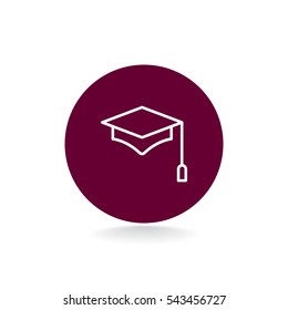student icon flat.