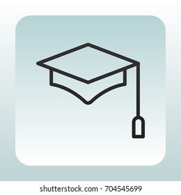 student icon flat.