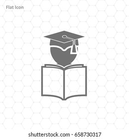 student icon, isolated sign symbol