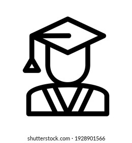 student icon or logo isolated sign symbol vector illustration - high quality black style vector icons
