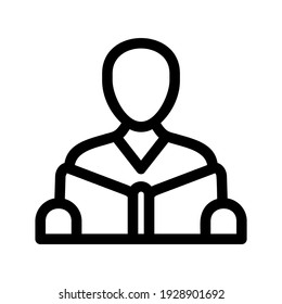 student icon or logo isolated sign symbol vector illustration - high quality black style vector icons
