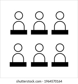 
student icon or logo isolated sign symbol vector illustration - high quality black style vector icons