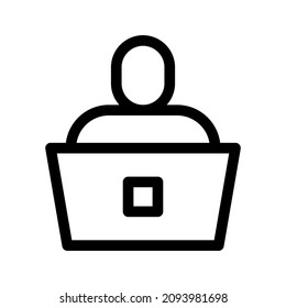 student icon or logo isolated sign symbol vector illustration - high quality black style vector icons
