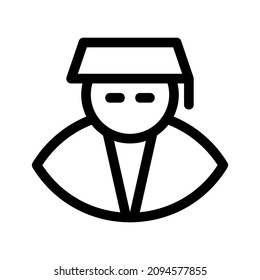 student icon or logo isolated sign symbol vector illustration - high quality black style vector icons
