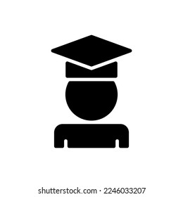student icon or logo isolated sign symbol vector illustration - high quality black style vector icons
