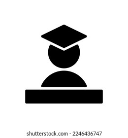 student icon or logo isolated sign symbol vector illustration - high quality black style vector icons
