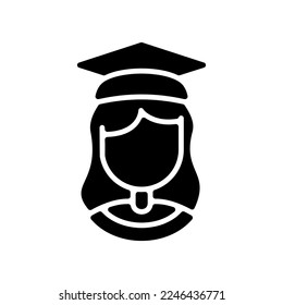 student icon or logo isolated sign symbol vector illustration - high quality black style vector icons
