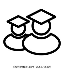 student icon or logo isolated sign symbol vector illustration - high quality black style vector icons