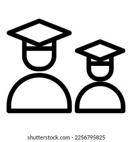 student icon or logo isolated sign symbol vector illustration - high quality black style vector icons