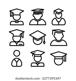 student icon or logo isolated sign symbol vector illustration - Collection of high quality black style vector icons
