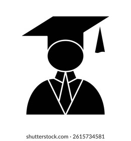 Student icon. for mobile concept and web design. vector illustration