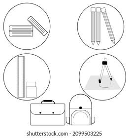 student icon for opening classes on white background