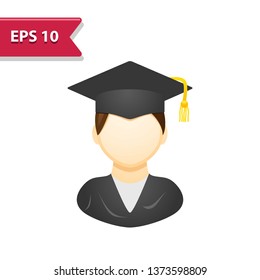 Student Icon. Professional, pixel-aligned icon in realistic colors.