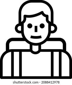 icono de estudiante. escuela, aprender vector.