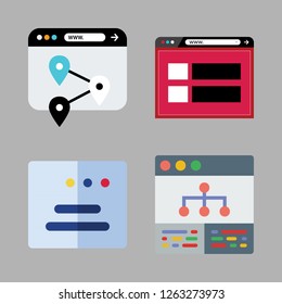 student icon set. vector set about browser icons set.