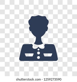 Student icon. Trendy Student logo concept on transparent background from E-learning and education collection