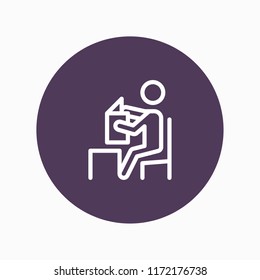 student icon vector