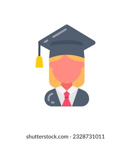 Student icon in vector. Illustration