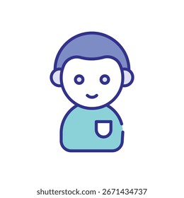 Student icon vector stock illustration