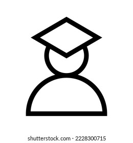 Student Icon Vector Symbol Design Illustration