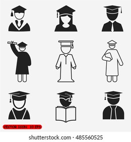 Student icons set