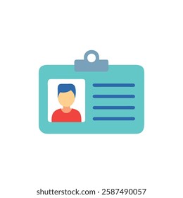 Student ID Card Flat Icon