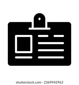 Student id card vector design, entry pass icon in modern style