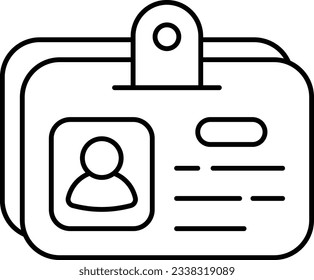 student id line icon design