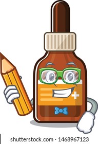 Student iodine with the a cartoon shape