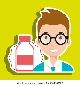 student laboratory tools vector illustration graphic eps 10