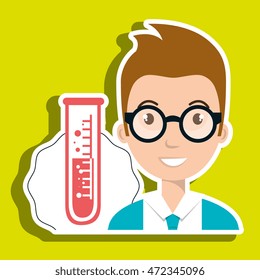 student laboratory tools vector illustration graphic eps 10