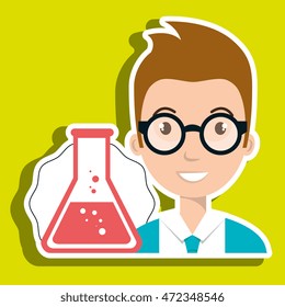 student laboratory tools vector illustration graphic eps 10