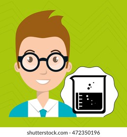 student laboratory tools vector illustration graphic eps 10