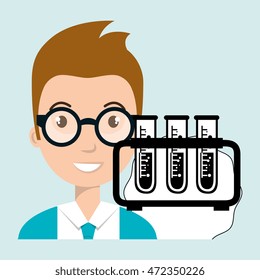 student laboratory tools vector illustration graphic eps 10