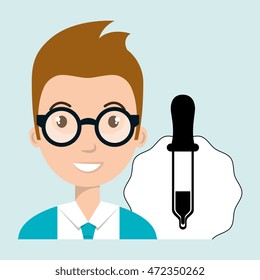 student laboratory tools vector illustration graphic eps 10