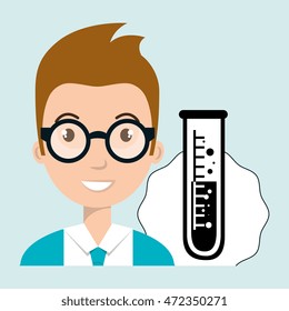 student laboratory tools vector illustration graphic eps 10